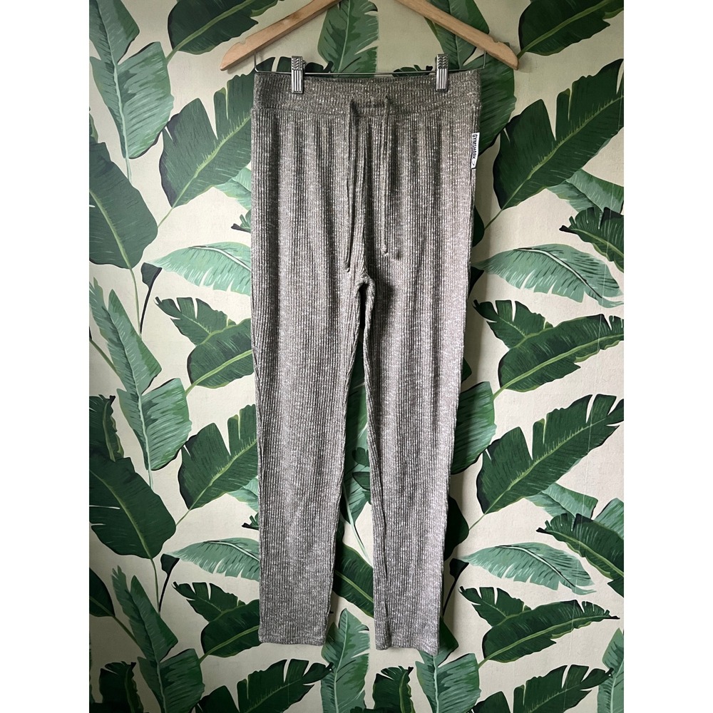 Gymshark Ribbed‎ Knit Lounge Pants Womens Medium Green